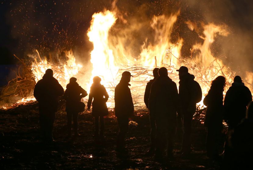 Osterfeuer 2014 in Willinghusen